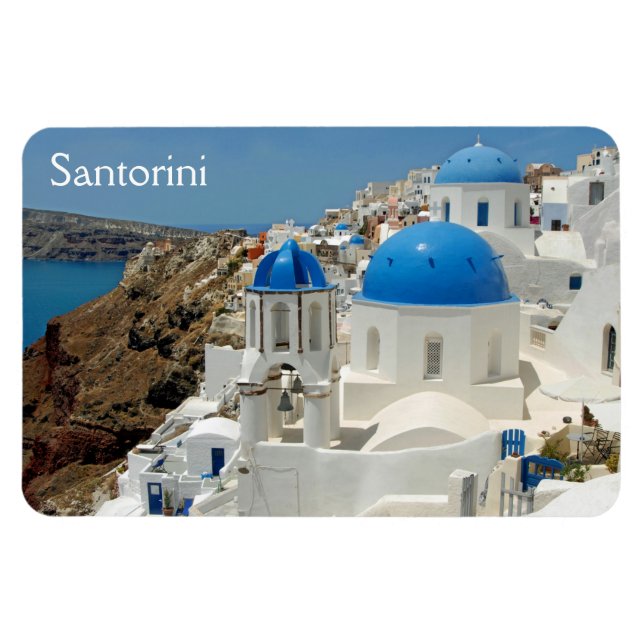 Santorini 1 Magnet (Horizontal)