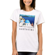 Santorini Andenken-T - Shirt (Männer, Frauen,
