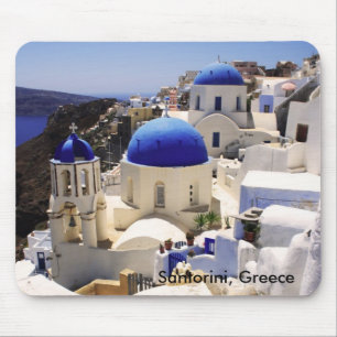 Santorini Ansicht Mousepad