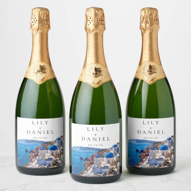 Santorini, Aquakultur Griechenland Hochzeit in Url (Flaschen)