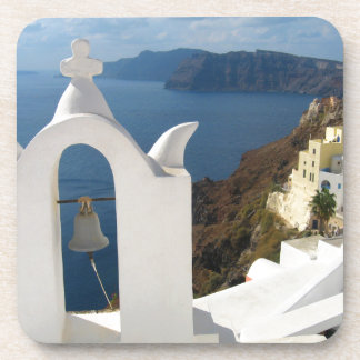 Santorini Bell Tower in der Nachmittagssonne Getränkeuntersetzer