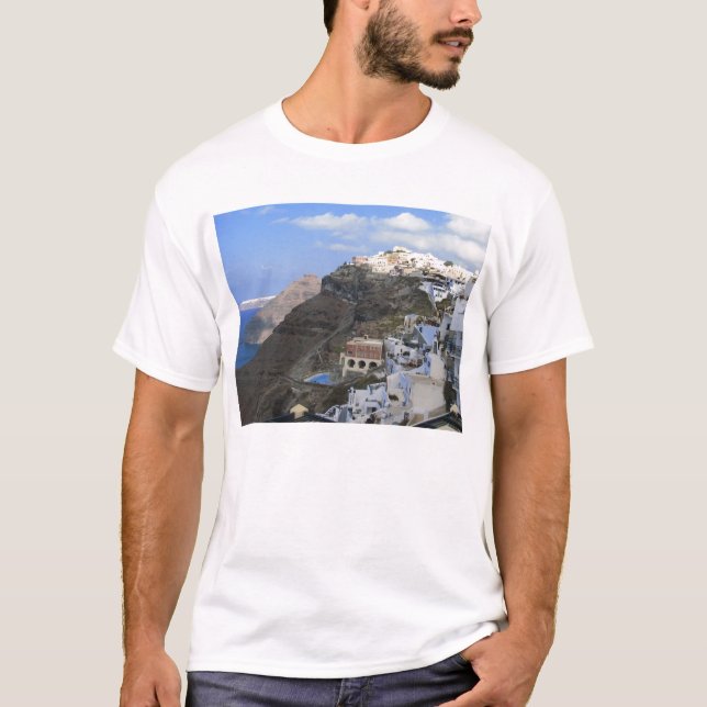 Santorini Bergabhang T-Shirt (Vorderseite)