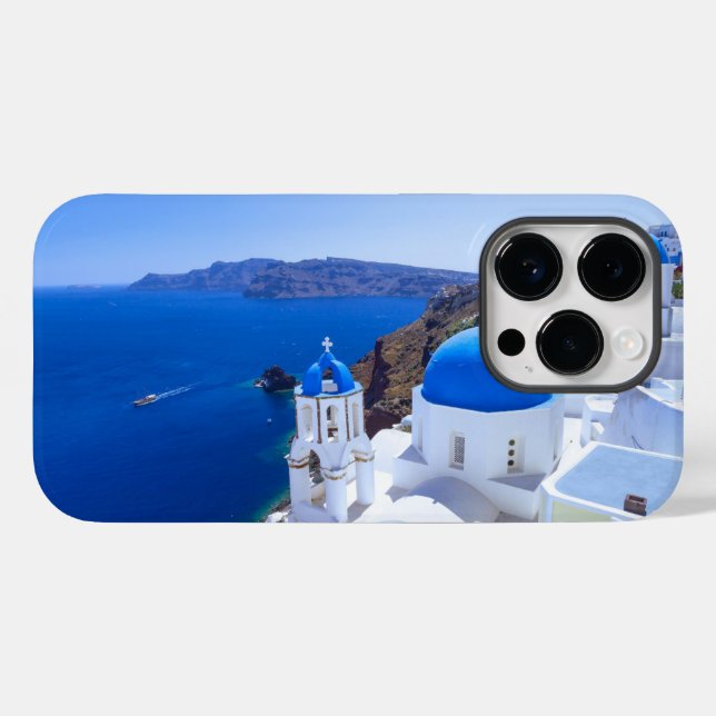 Santorini Case-Mate iPhone Hülle (Rückseite (Horizontal))