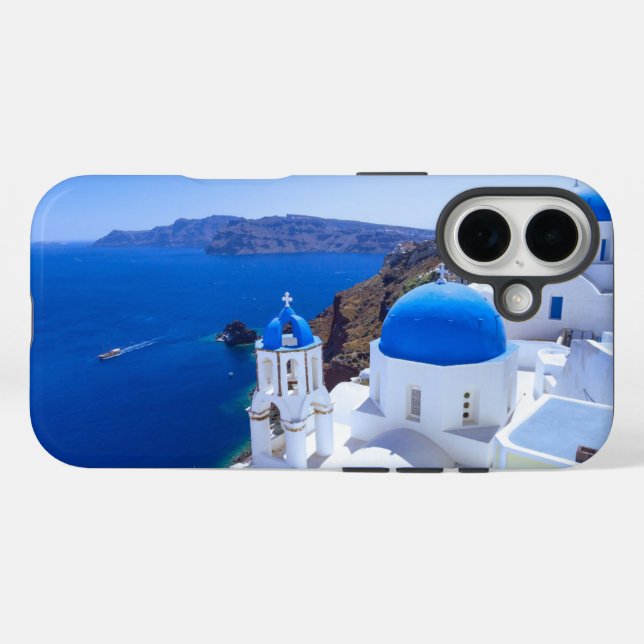 Santorini Case-Mate iPhone Hülle (Rückseite (Horizontal))