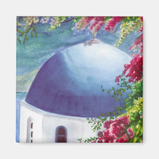 Santorini-Dome-Magnet Magnet