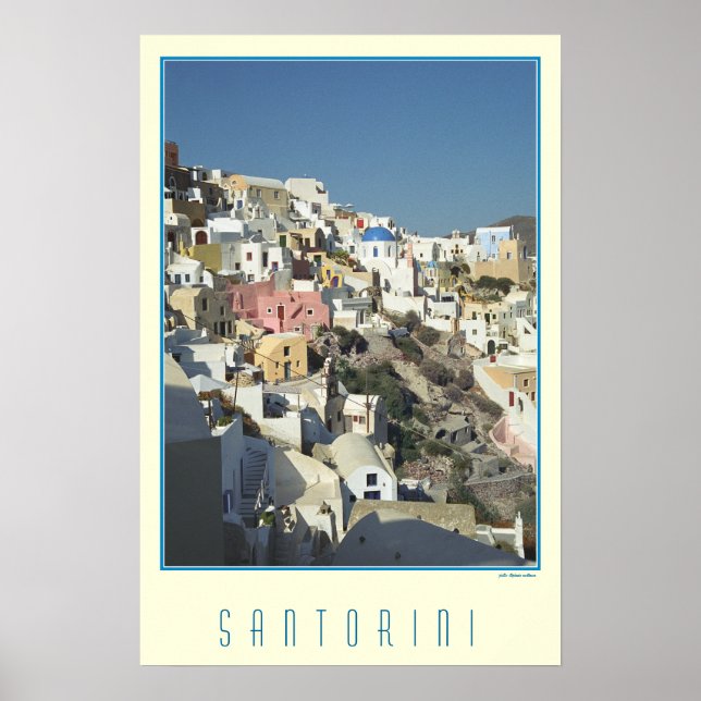 Santorini Fotograpy Print (Film) Poster (Vorne)
