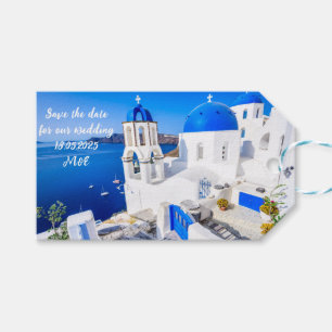 Santorini Gift Tag Geschenkanhänger