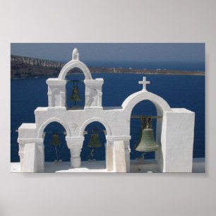 santorini Glocken v2 Poster