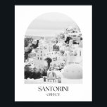 Santorini Greece Arch Foto Print Poster<br><div class="desc">Santorini Greece Arch Foto Print</div>