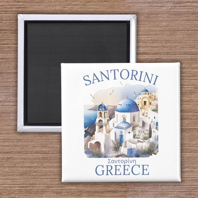 Santorini Greece Beautiful Paradise Magnet (Von Creator hochgeladen)