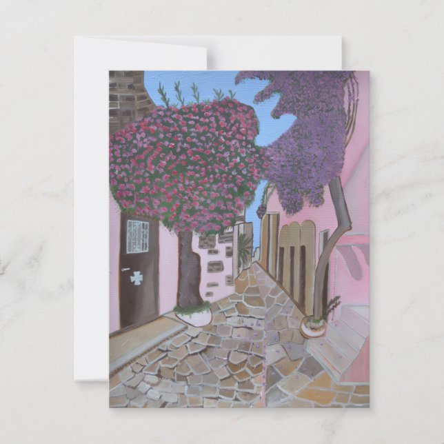 Santorini, Greece invitation card  Einladung (Vorderseite)