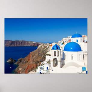 Santorini, Greece Poster