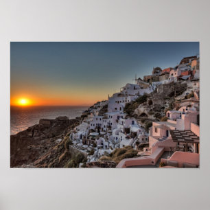 Santorini, Greece Poster