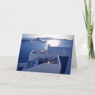 Santorini Greetingcard Karte