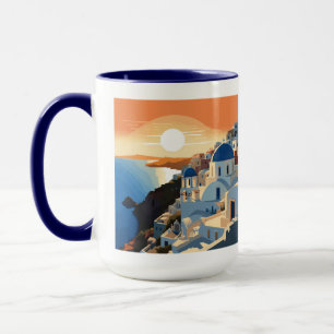 SANTORINI GRIECHENLAND #1 TASSE