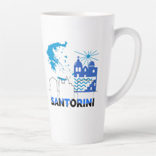 Santorini Griechenland.b Milchtasse