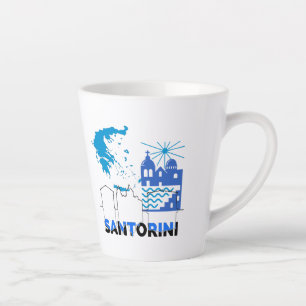 Santorini Griechenland.b Milchtasse