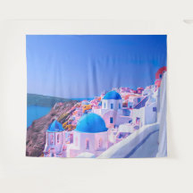 Santorini Griechenland Blue Island Foto Stand Hint
