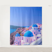 Santorini Griechenland Blue Island Foto Stand Hint