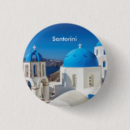 Santorini Griechenland Button