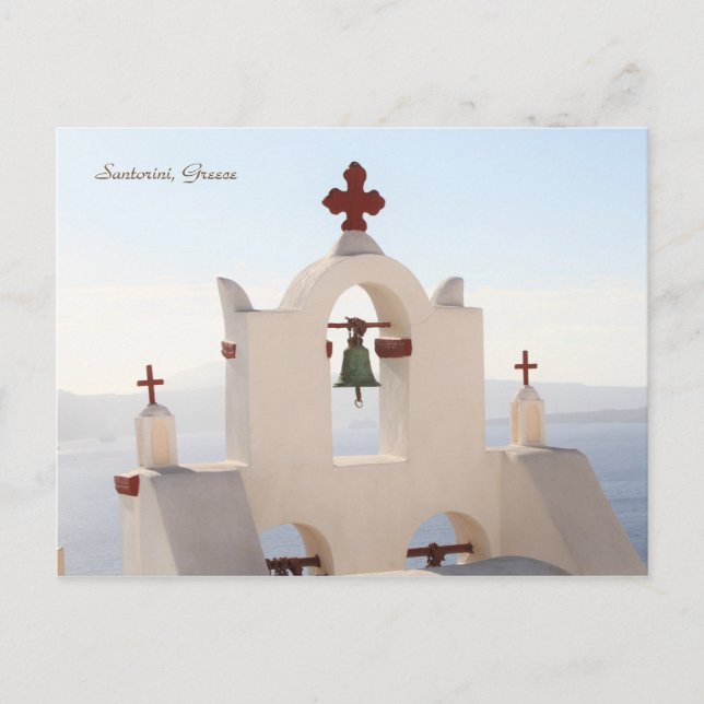Santorini, Griechenland, Dorf Oia, Fotografie Postkarte (Vorderseite)