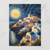 Santorini, Griechenland durch Moon light - Griechi