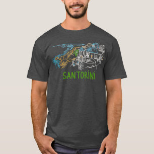 Santorini Griechenland Einmaliges Kunsthandwerk M T-Shirt