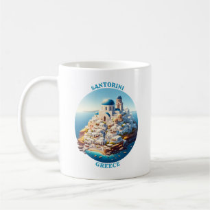 Santorini Griechenland Europa Kaffeetasse