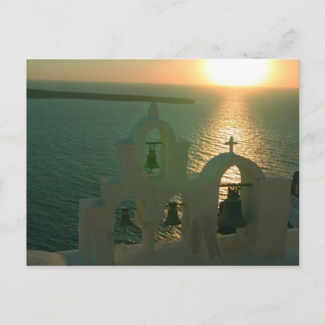 Santorini Griechenland Foto Colette Guggenheim Postkarte (Vorderseite)