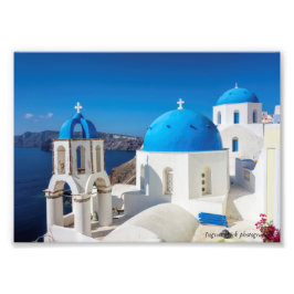 Santorini, Griechenland Fotodruck
