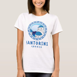Santorini, Griechenland - Frauen T-Shirt