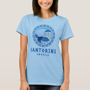 Santorini, Griechenland - Frauen T-Shirt