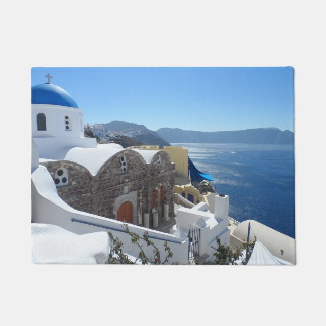 Santorini, Griechenland Fußmatte (Vorderseite)