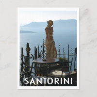 Santorini Griechenland Goddess Statue im Cafe