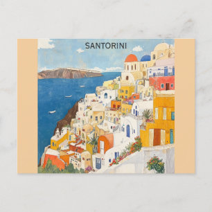 Santorini Griechenland Griechenland Griechenland W Postkarte