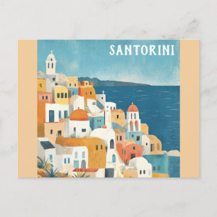 Santorini Griechenland Griechenland Griechenland W Postkarte