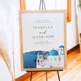 SANTORINI GRIECHENLAND Hochzeit in Urlaubsort Will Poster