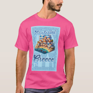Santorini Griechenland Insel Urlaub Santorini Grie T-Shirt