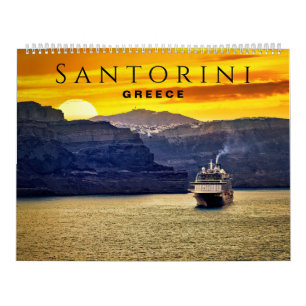 Santorini, Griechenland Kalender