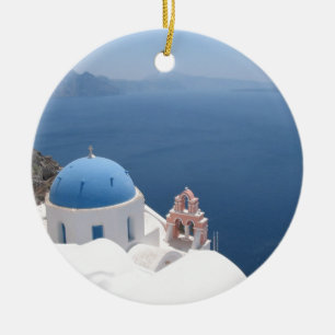 Santorini Griechenland Keramik Ornament