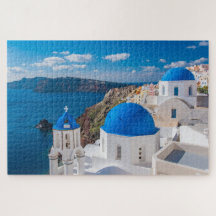 Santorini Griechenland Landschaftliche Kirche Jigs