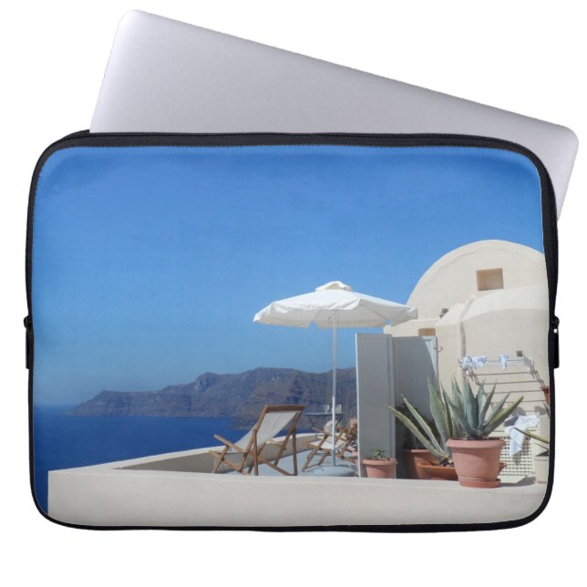Santorini, Griechenland Laptopschutzhülle (Vorderseite)