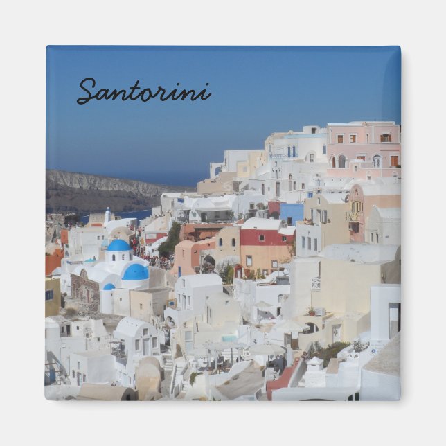 Santorini, Griechenland Magnet (Vorne)