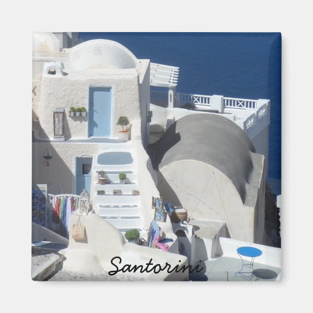 Santorini, Griechenland Magnet (Vorne)