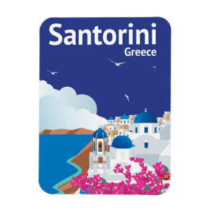 Santorini Griechenland Magnet