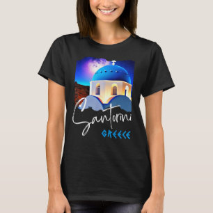 Santorini Griechenland Malereireise Souvenir für M T-Shirt