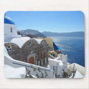 Santorini, Griechenland Mousepad