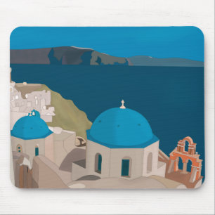 Santorini Griechenland Mousepad