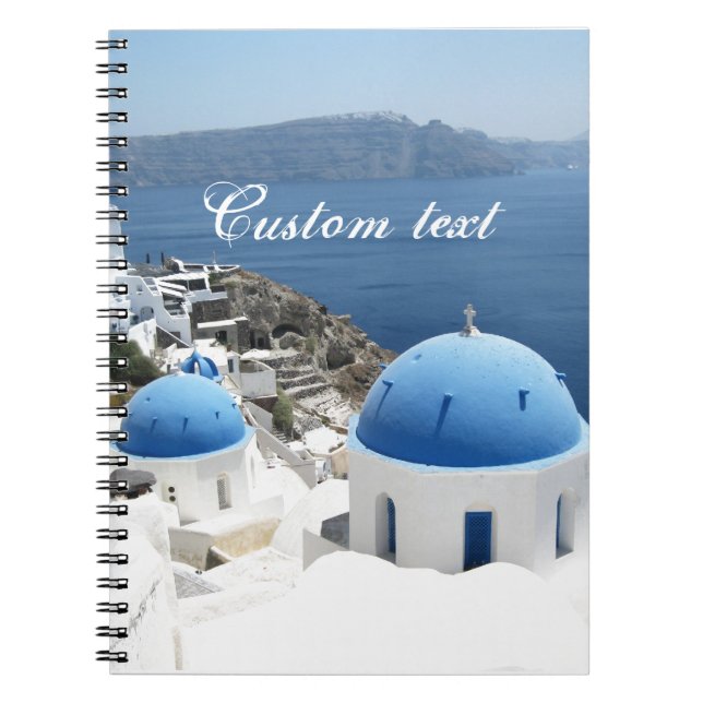 Santorini Griechenland Notizblock (Vorderseite)