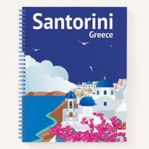 Santorini Griechenland Notizbuch